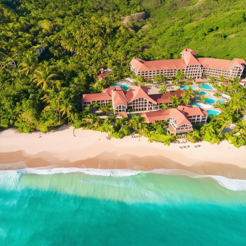 Khách sạn InterContinental Dominica Cabrits Resort & Spa Dominica nhìn từ trên cao